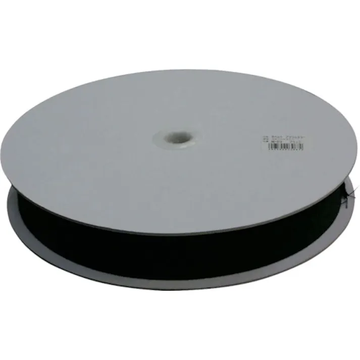 【CAINZ-DASH】ユタカメイク 平ベルトアクリルカラー 38mm×25m ブラック PAE-312【別送品】