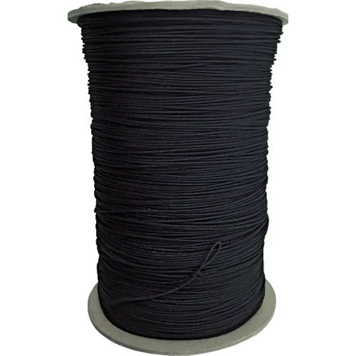 【CAINZ-DASH】ユタカメイク ナイロン極細紐 ボビン巻 黒 0.8mm×300m PAST-83【別送品】