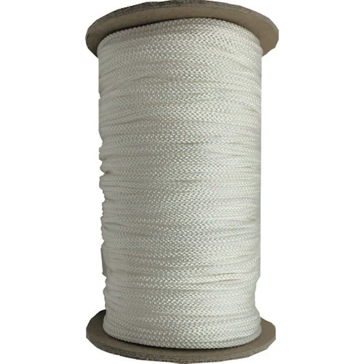 【CAINZ-DASH】ユタカメイク 江戸打ち紐 白 約3mm×130m PAR-8023【別送品】