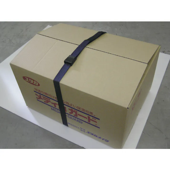 【CAINZ-DASH】ユタカメイク ベルト 結束ベルト(バックル) 25mm巾×2m ホワイト AG-221【別送品】