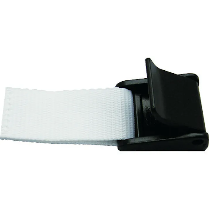 【CAINZ-DASH】ユタカメイク ベルト 結束ベルト(バックル) 25mm巾×2m ホワイト AG-221【別送品】