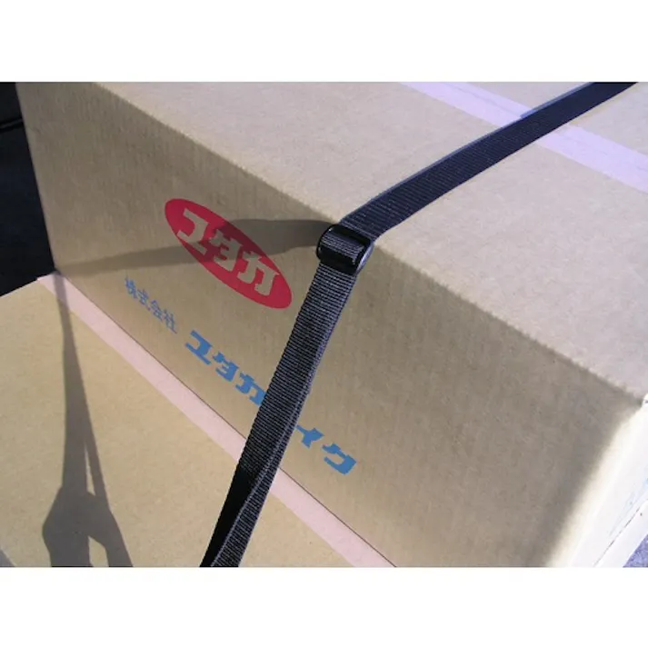 【CAINZ-DASH】ユタカメイク ベルト 結束ベルト(トライグライド) 25mm巾×3m レッド AG-313【別送品】