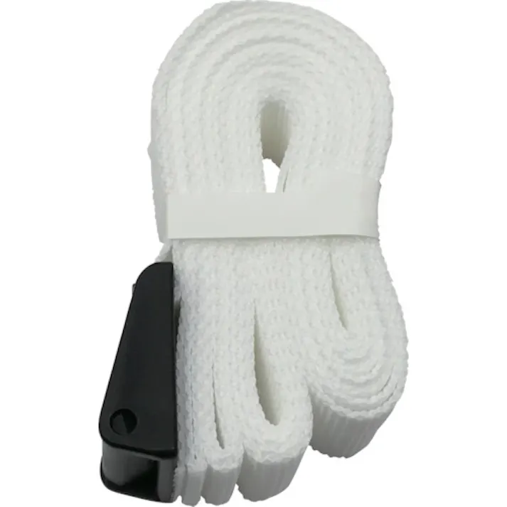 【CAINZ-DASH】ユタカメイク ベルト 結束ベルト(バックル) 25mm巾×3m ホワイト AG-321【別送品】