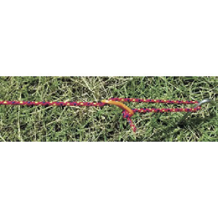 【CAINZ-DASH】ユタカメイク アウトドア用カラーロープ イエロー 3.5mm×20m ROC-10【別送品】