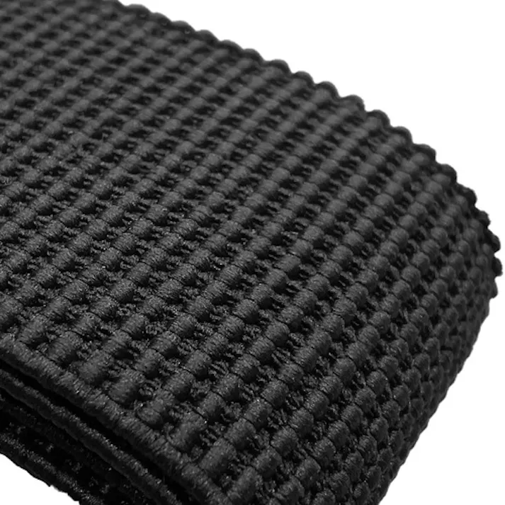 【CAINZ-DASH】ユタカメイク 強力ストレッチベルト 25mm×2m カムバックル ブラック SBC-220【別送品】