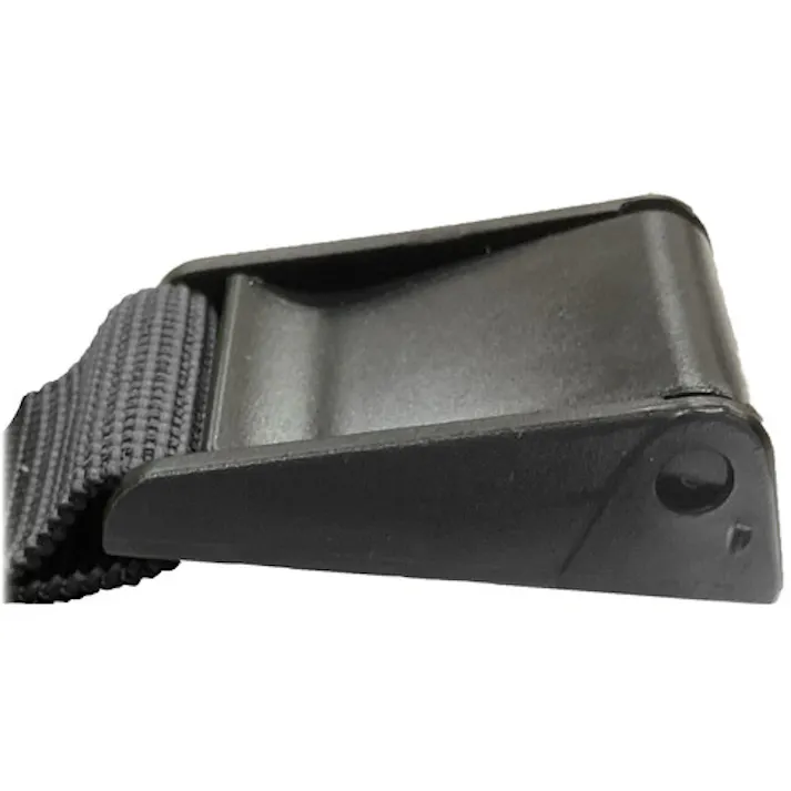 【CAINZ-DASH】ユタカメイク 強力ストレッチベルト 38mm×1m カムバックル ブラック SBC-310【別送品】