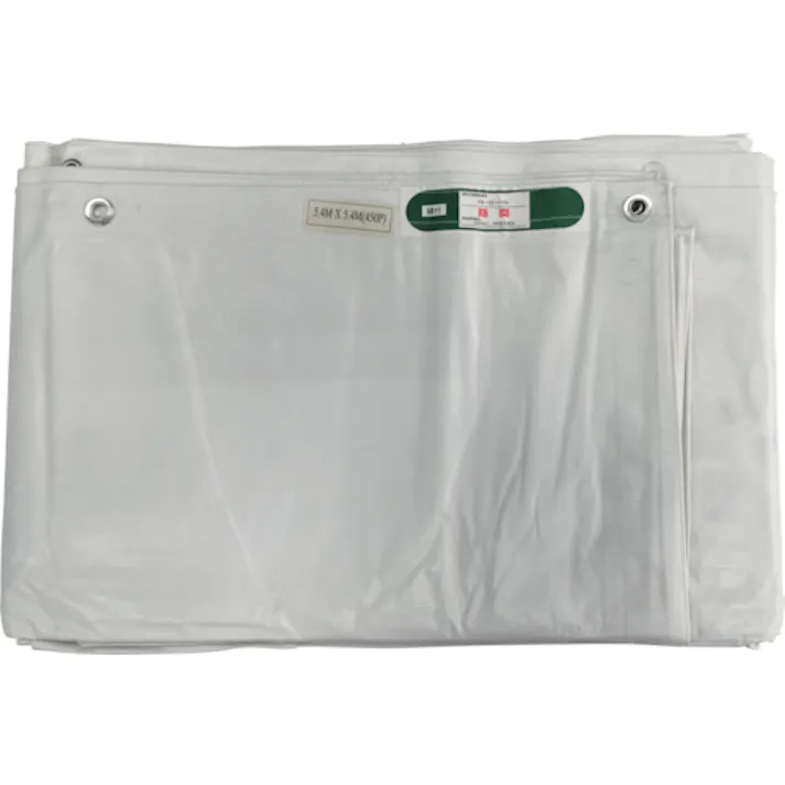 【CAINZ-DASH】ユタカメイク 白防炎シート普及型 5.4m×5.4m B-245【別送品】