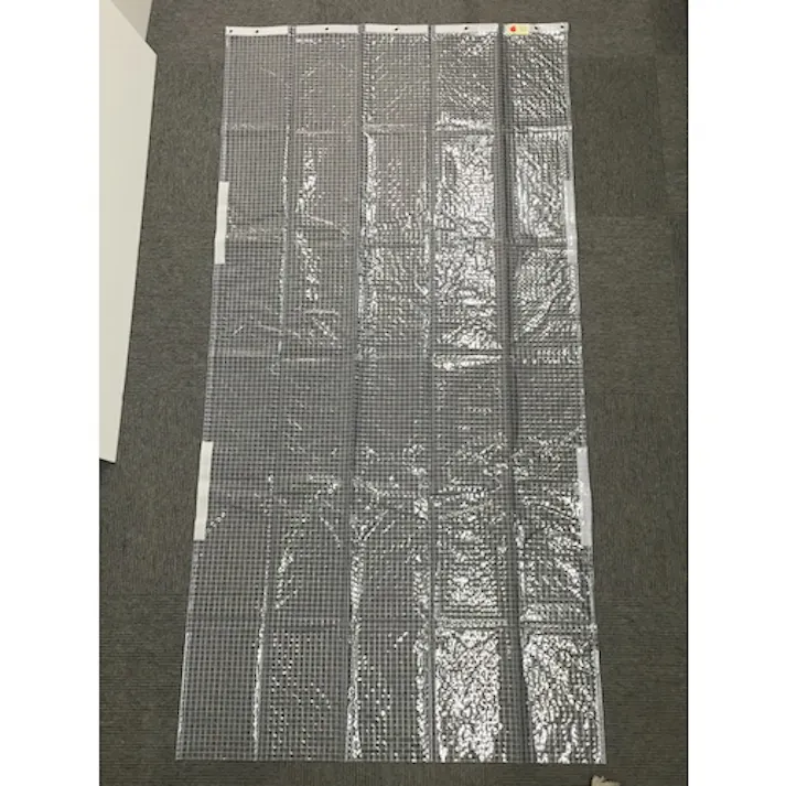 【CAINZ-DASH】ユタカメイク 簡易間仕切りシート フリータイプ 1m×2m B-370【別送品】