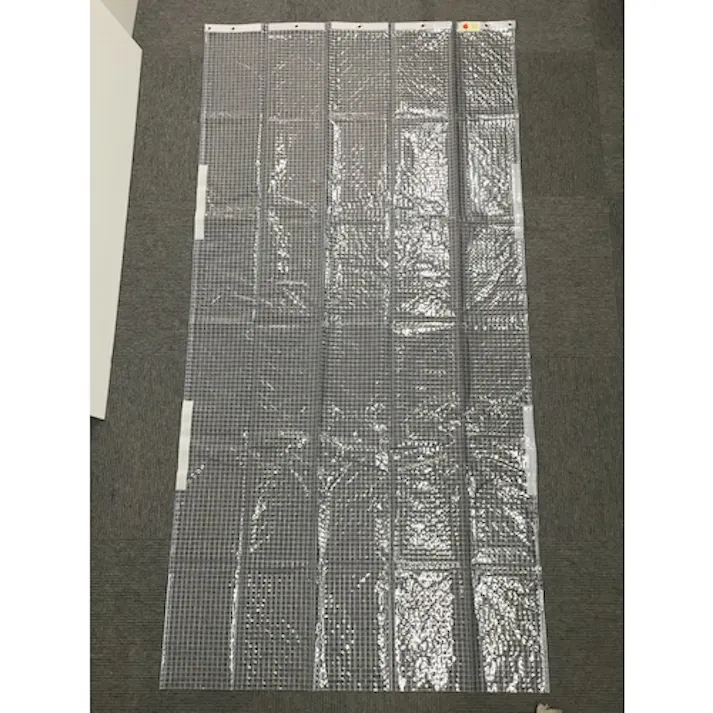 【CAINZ-DASH】ユタカメイク 簡易間仕切りシート フリータイプ 2m×2m B-371【別送品】