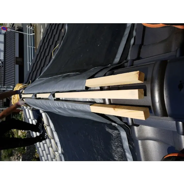 【CAINZ-DASH】ユタカメイク 屋根養生シート 1.5m×5m B-RF155【別送品】