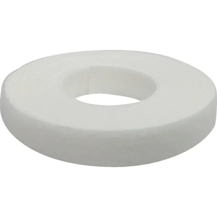 【CAINZ-DASH】ユタカメイク マジックテープ 超薄型マジックバンド 10mm×3m ホワイト G-821【別送品】