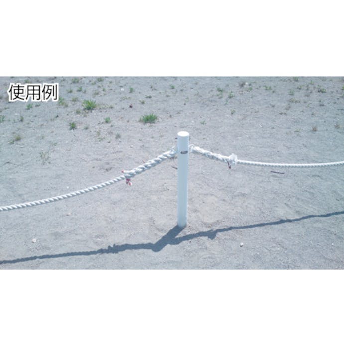 【CAINZ-DASH】ユタカメイク ロープ　ポリエステルロープ３ッ打　３ｍｍ×２０ｍ A-500【別送品】