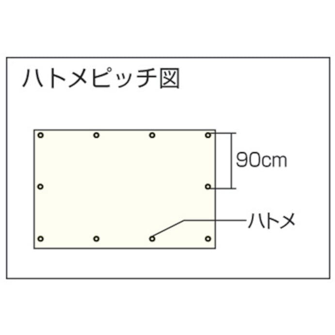 【CAINZ-DASH】ユタカメイク シート　＃３０００ＢＬＵＥＳＨＥＥＴ（ＯＢ）　２．７ｍ×３．６ｍ BLS-05【別送品】