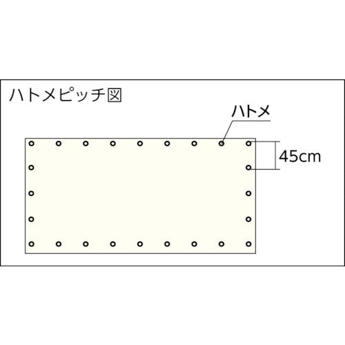 CAINZ-DASH】ユタカメイク シート 防虫・防炎透明糸入シート ２．７ｍ