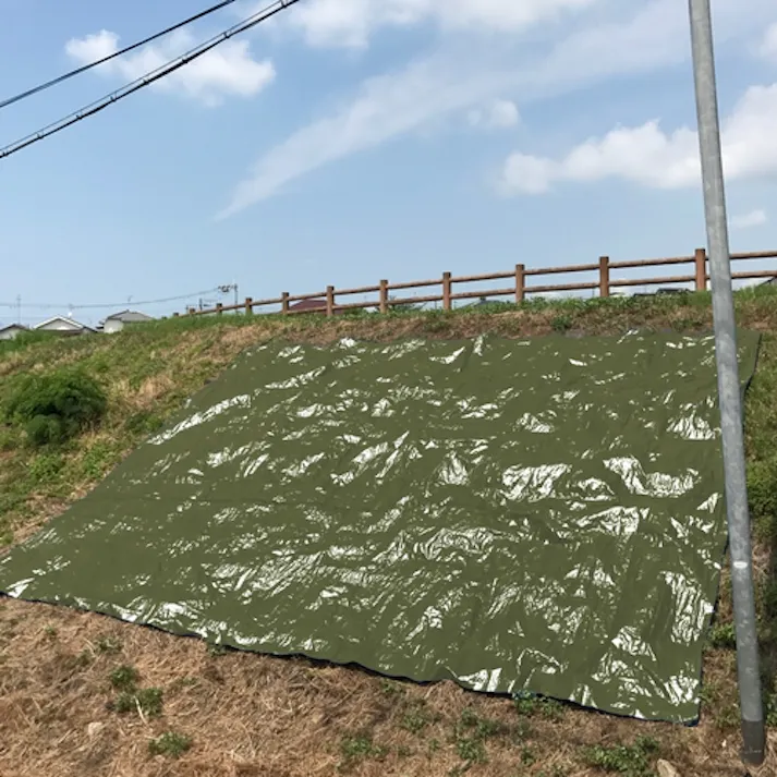 【CAINZ-DASH】ユタカメイク #3000 ODグリーンシート 10mx10m OGS-18【別送品】