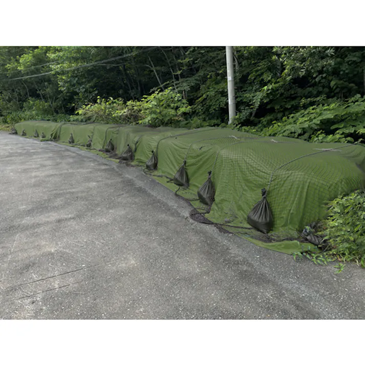 【CAINZ-DASH】ユタカメイク #4000 ODグリーンシート 10m×10m OGS-418【別送品】