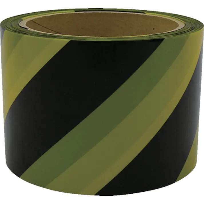 【CAINZ-DASH】ユタカメイク テープ 標識テープ(トラ) 70mm×50m AT-14【別送品】