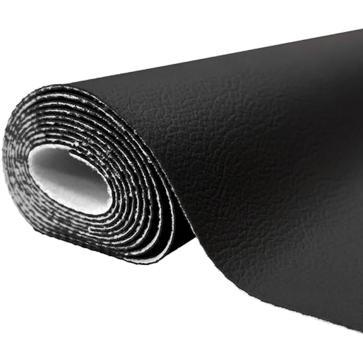 【CAINZ-DASH】ユタカメイク PVCレザークロス 500mm×1400mm ダークブラック PLC-30【別送品】