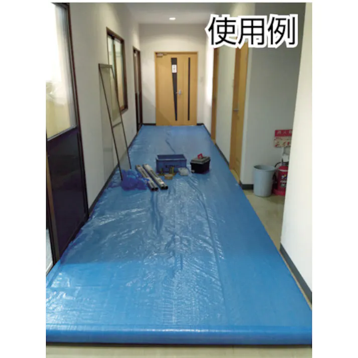 【CAINZ-DASH】ユタカメイク 薄手ブルーシート 1.8m×2.7m BSC-02MK【別送品】