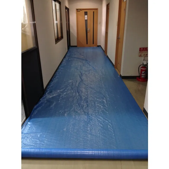 【CAINZ-DASH】ユタカメイク ブルーシート原反薄手タイプ 1.8×100m BSMK1810【別送品】