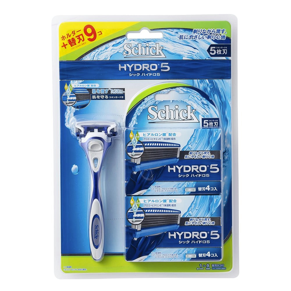 シック Schick コンボパック ハイドロ5 ベーシック 刃付き 替刃4コ 本体 新到着 ハイドロ5