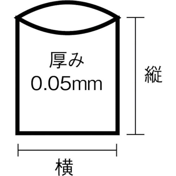 【CAINZ-DASH】ワタナベ工業 業務用ポリ袋４５Ｌ　特厚　透明　（１０枚入） 5C-65【別送品】