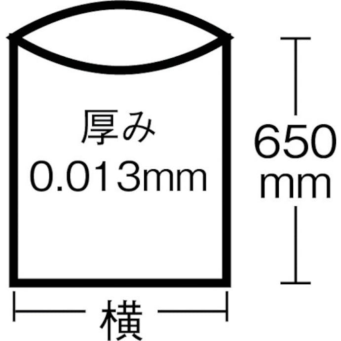 【CAINZ-DASH】ワタナベ工業 食品用コンテナオプション　ばんじゅう用内袋（大）　半透明　（１００枚入） BN-110【別送品】