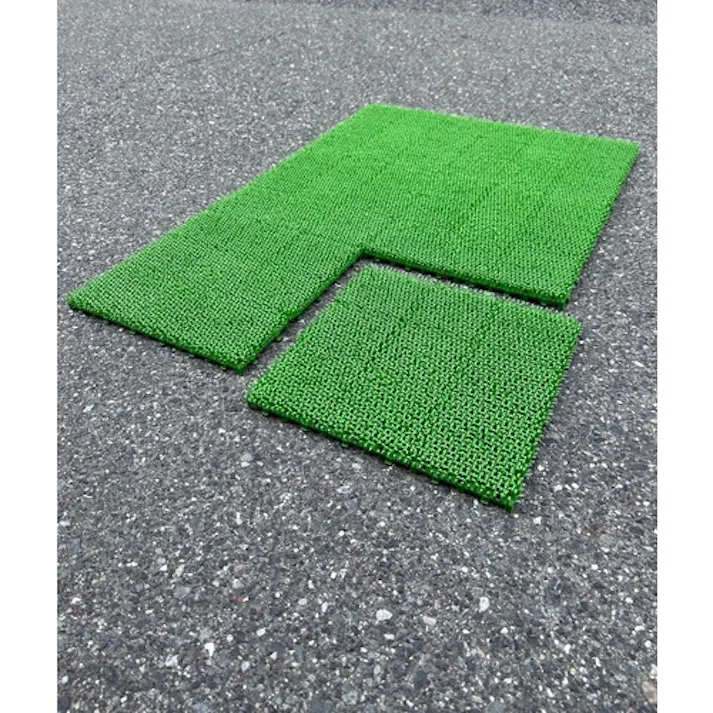 【CAINZ-DASH】ワタナベ工業 人工芝 システムターフ 5cm×30cm オス グリーン ST-30-GR-1【別送品】