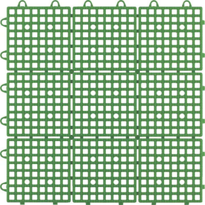 【CAINZ-DASH】ワタナベ工業 タイル システムスクエア 30×30cm グリーン SQ-301【別送品】