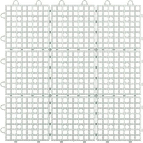 ワタナベ工業 タイル システムスクエア 30×30cm グレー SQ-302 ジョイントスノコ ワタナベ工業 タイル システムスクエア 30×30cm グレー SQ-302 ジョイントスノコ
