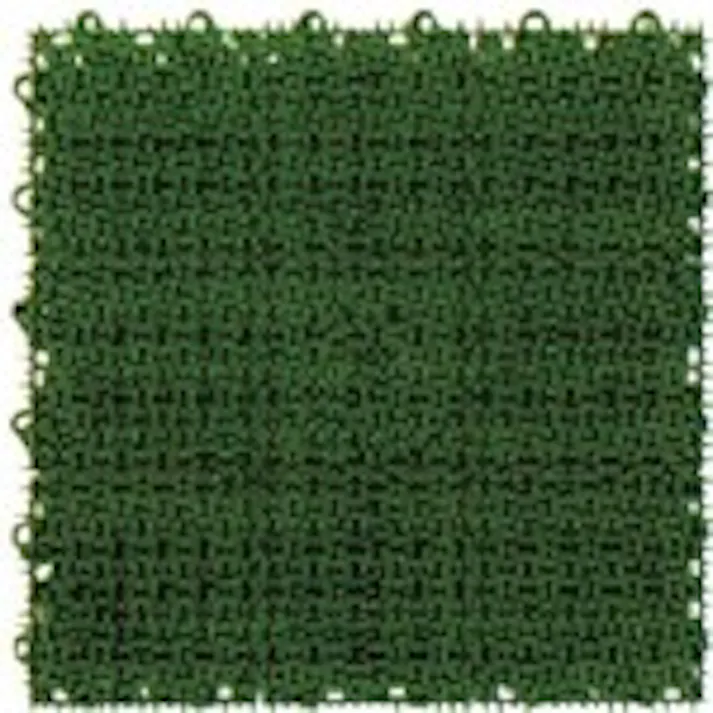 【CAINZ-DASH】ワタナベ工業 人工芝 システムターフR 30cm×30cm グリーン RT-30-GR【別送品】