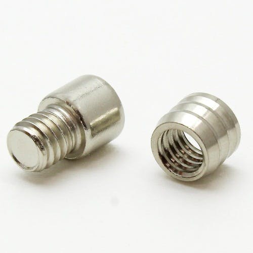 和気産業 ケルダボ クローム 10mm 1/4インチ オンメンセット ML513 棚受金具 和気産業 ケルダボ クローム 10mm 1/4インチ オンメンセット ML513 棚受金具