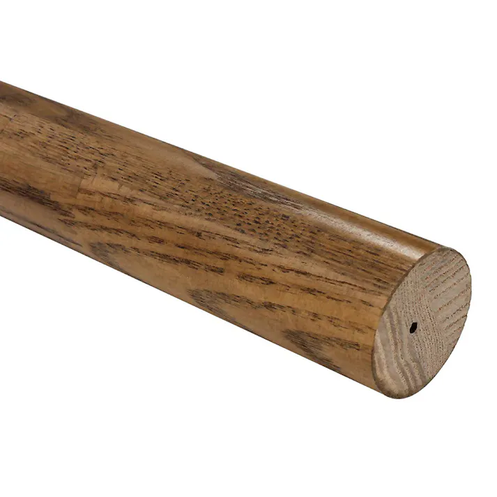 WAKI ぬくもり手すり35 丸棒 タモブラウン 35T-84 1000mm