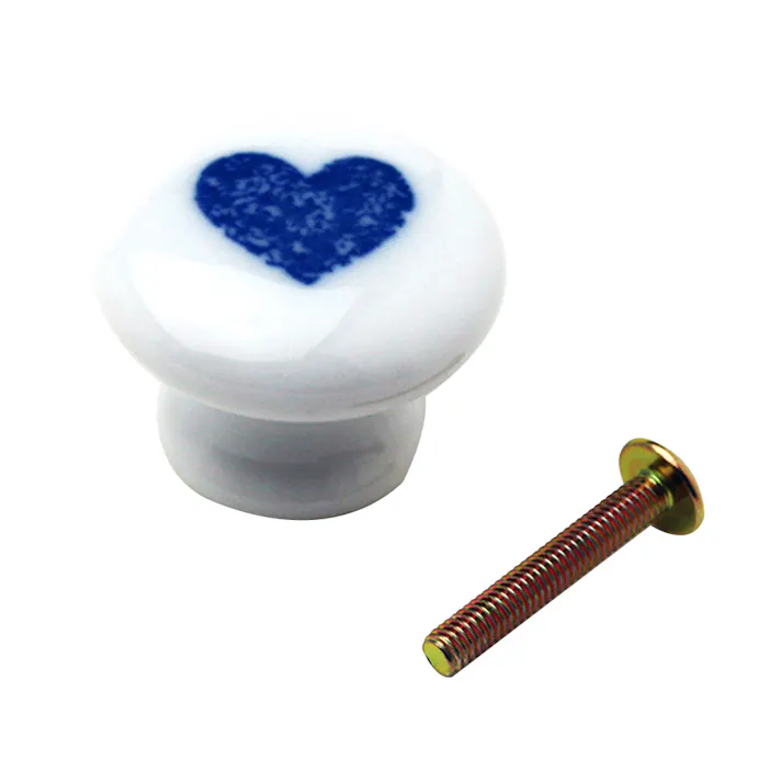 WAKI セラミックハートノブ ラブハート小B TW-808