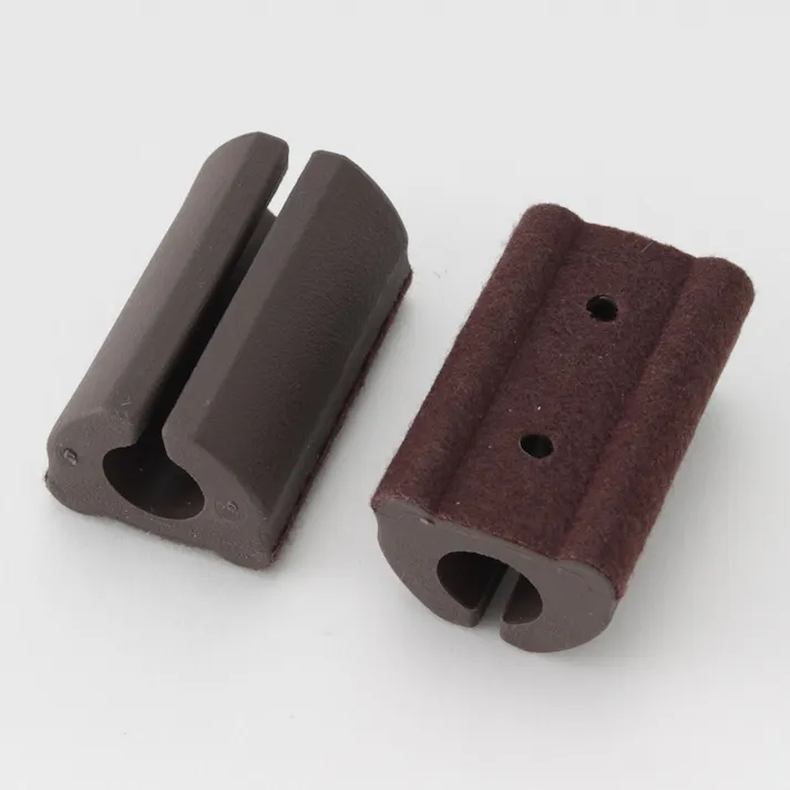 WAKI サークル脚用キャップ ソフト ダークブラウン GK-331