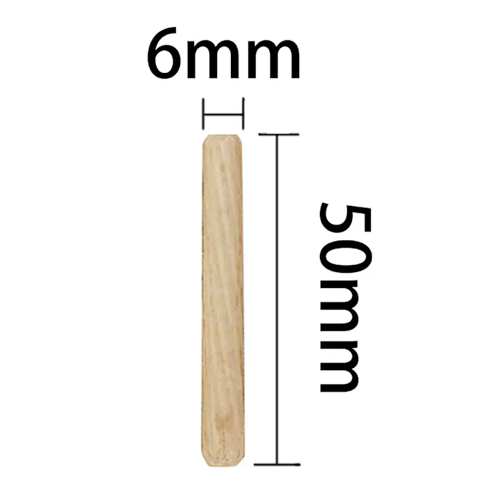 木工ダボ DB-028 6mm×50mm 約100個入