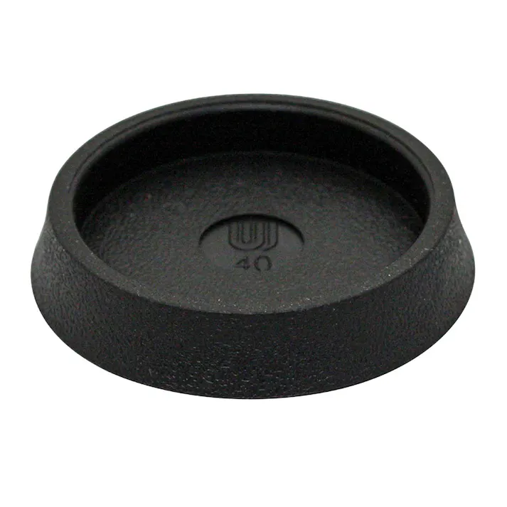 WAKI イスゴム 平置 黒丸 40mm GK-171