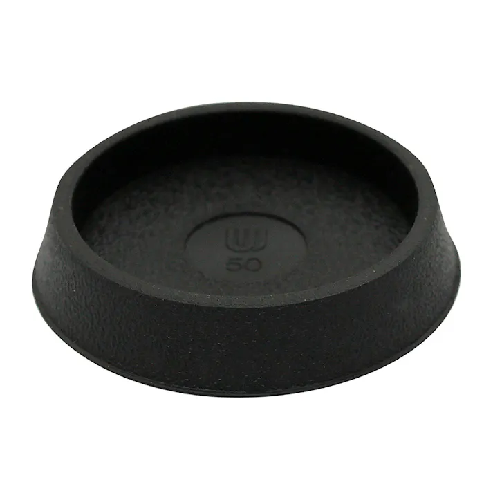 WAKI イスゴム 平置 黒丸 50mm GK-172