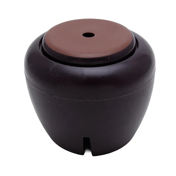 WAKI ワイドスリップキャップ 丸脚用 L ダークブラウン GK-903 4個入