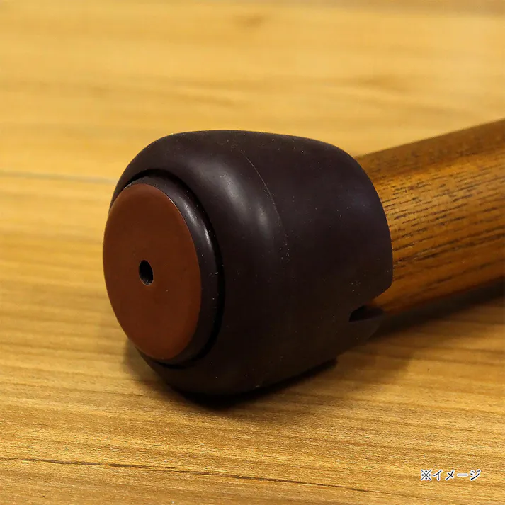 WAKI ワイドスリップキャップ 丸脚用 L ダークブラウン GK-903 4個入