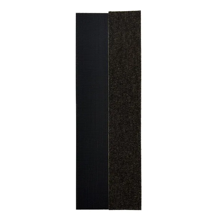 WAKI 強力面ファスナー バリバリテープ 薄型 黒 BR042 幅25cm 長さ150cm