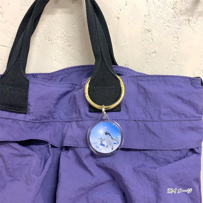 WAKI 丸型カラビナ ブラック WMK-041 35mm 2個