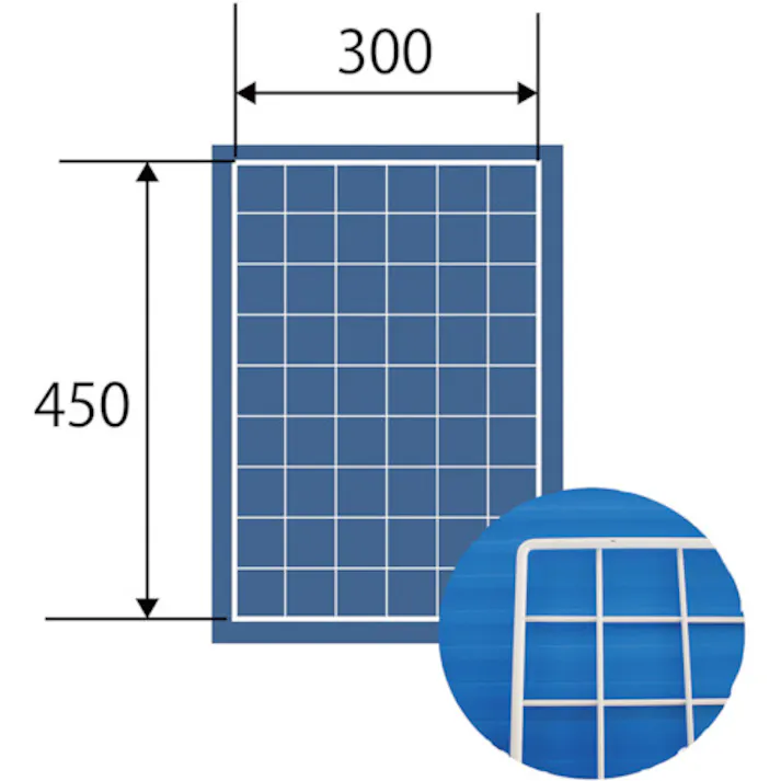 【CAINZ-DASH】和気産業 メッシュパネル 300X450mm 白 EMP031【別送品】