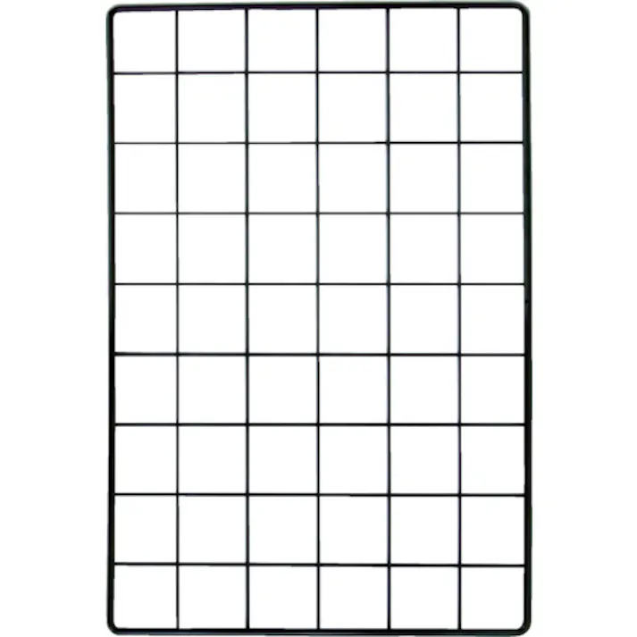 【CAINZ-DASH】和気産業 メッシュパネル 450X1200mm 黒 EMP020【別送品】