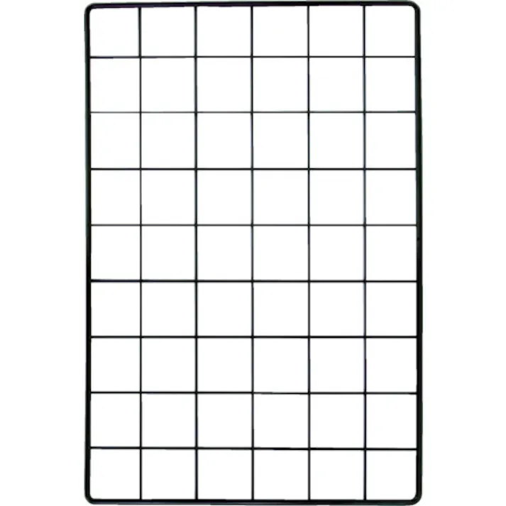 【CAINZ-DASH】和気産業 メッシュパネル 450X1500mm 黒 EMP017【別送品】