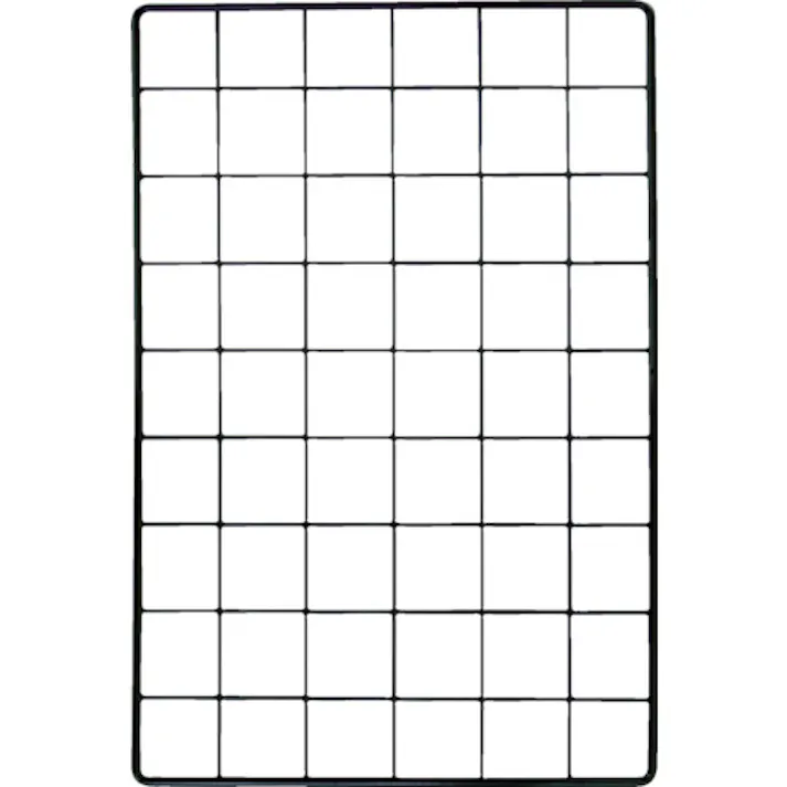 【CAINZ-DASH】和気産業 メッシュパネル 450X600mm 黒 EMP111【別送品】