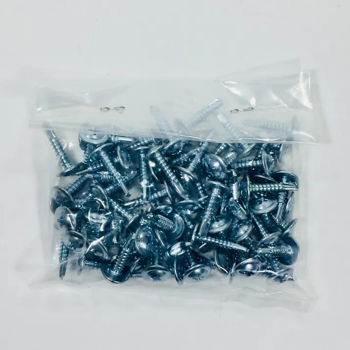 WAKAI ダンバ 三価ユニクロ シンワッシャー全ねじ 4×19mm 70本入 袋入り