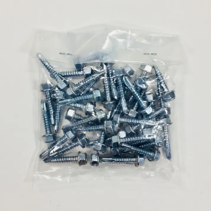 WAKAI ダンバ 三価ユニクロ 六角全ねじ 5×25mm 40本入 袋入り