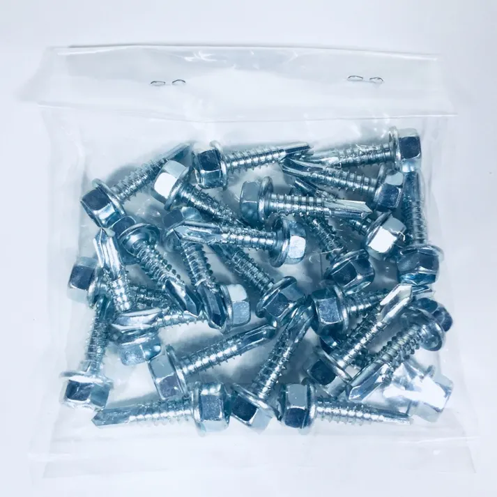 WAKAI ダンバ 三価ユニクロ 六角全ねじ 6×25mm 25本入 袋入り