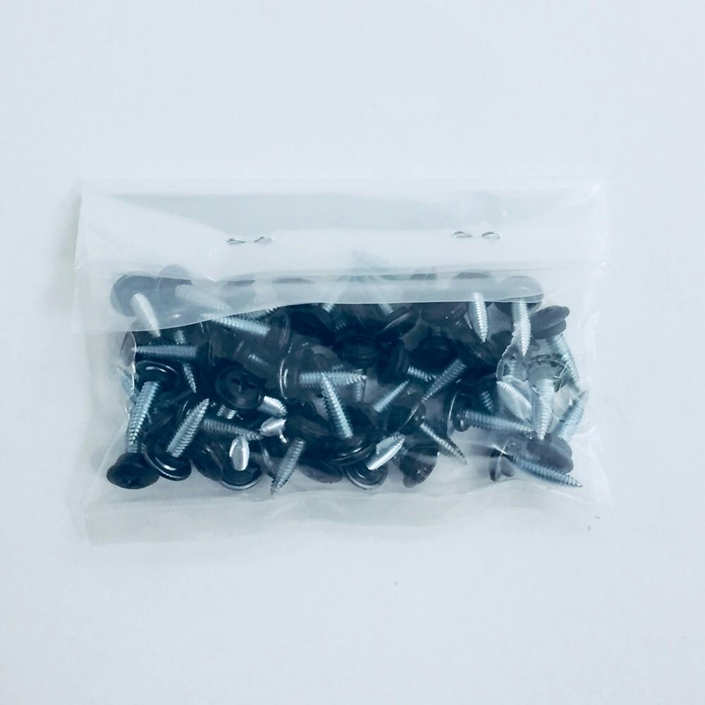 WAKAI ダンバ ゼロパッキン付 黒 4×16mm 50本入 袋入り | ねじ・くぎ